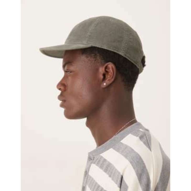ARKET cord cap in dark green