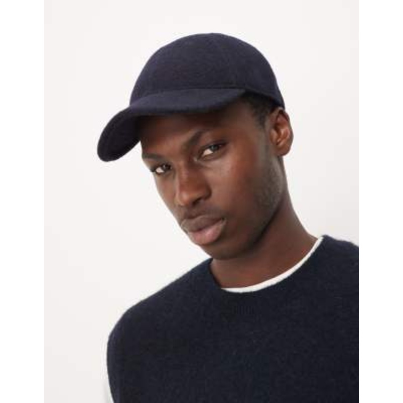 ARKET wool cap in navy