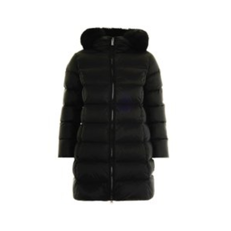 Colmar LUNGO CON CAPPUCCIO – Wintermantel – nero/schwarz