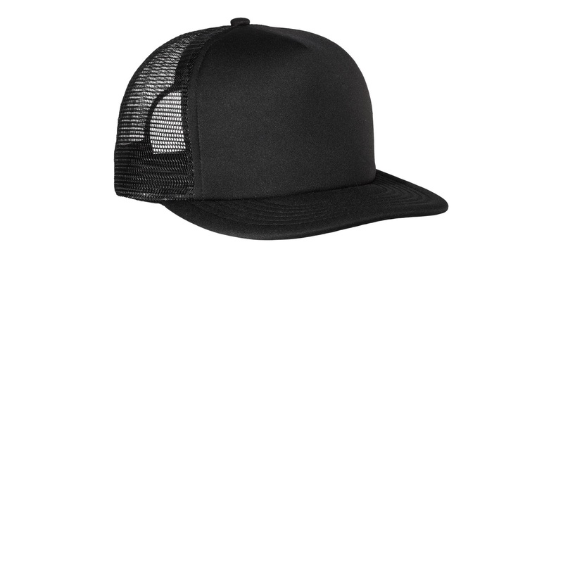 District Flat Bill Snapback Trucker Cap. DT624