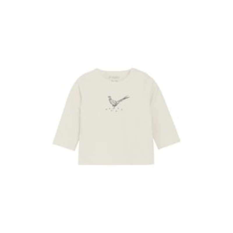 FIXONI Langarmshirt – whitecap gray/offwhite