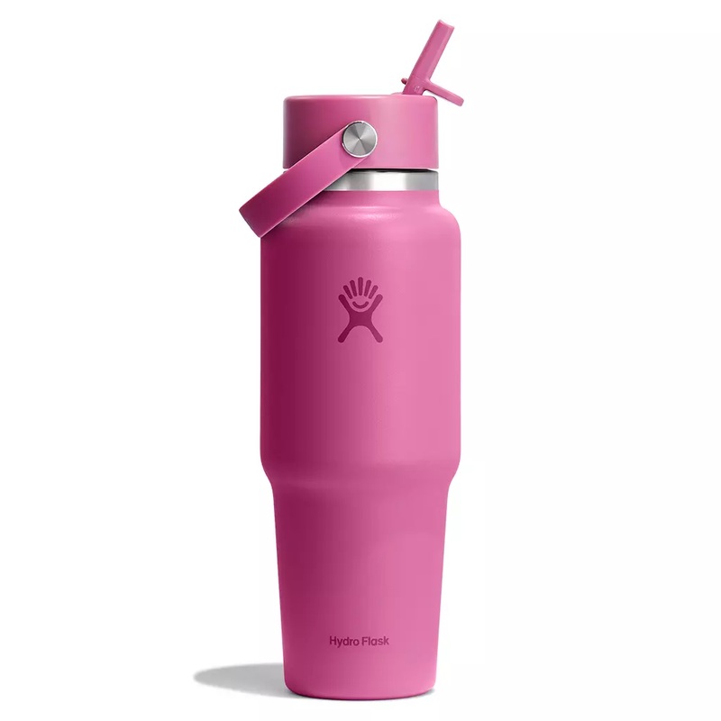 Hydro Flask 32 oz Wide Mouth Travel Bottle with Flex Straw Cap