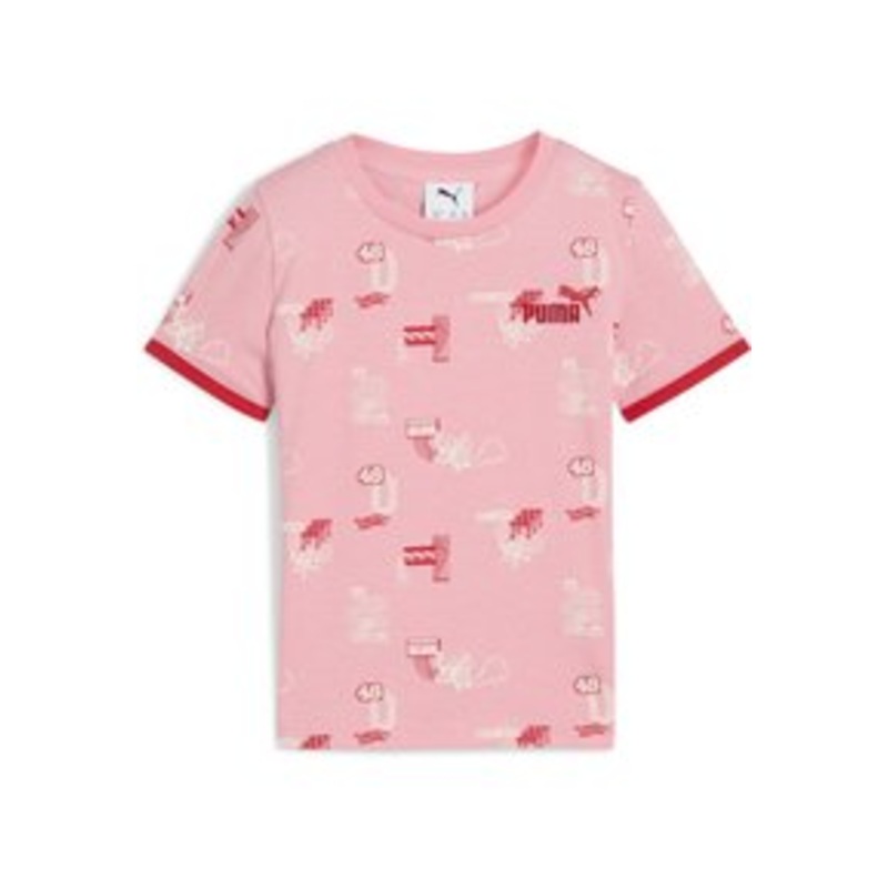 Puma T-Shirt print – pinkscape/pink