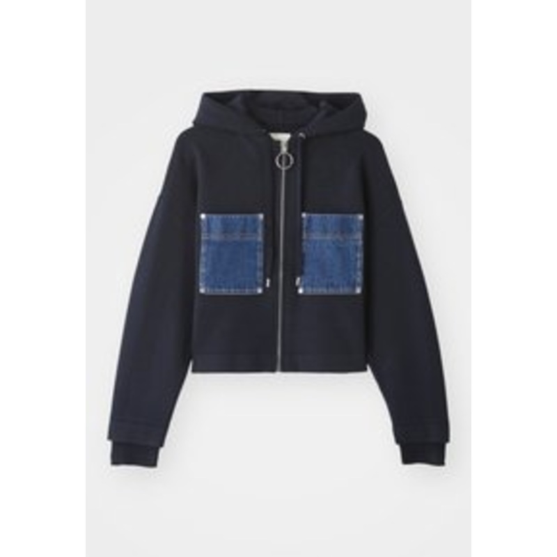 sandro CARDI CAPUCHE POCHES – Sweatjacke – marine/dunkelblau