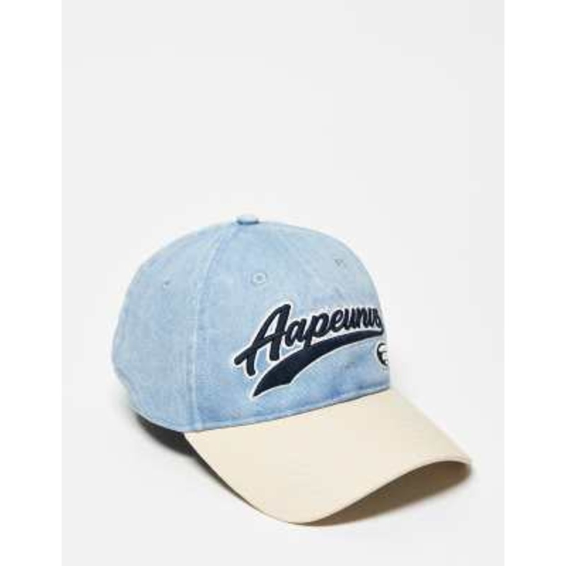 Aape by A Bathing Ape collegiate cap in blue