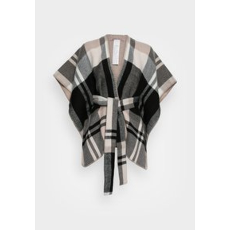 Anna Field Cape – black/white/schwarz