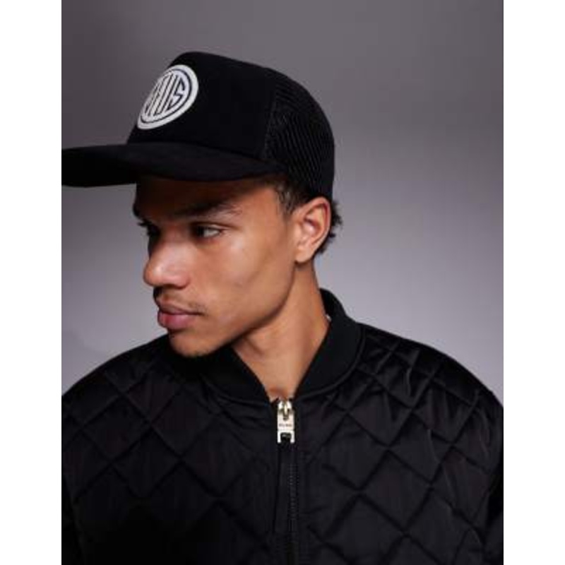 Deus Ex Machina Pill cord trucker cap in black