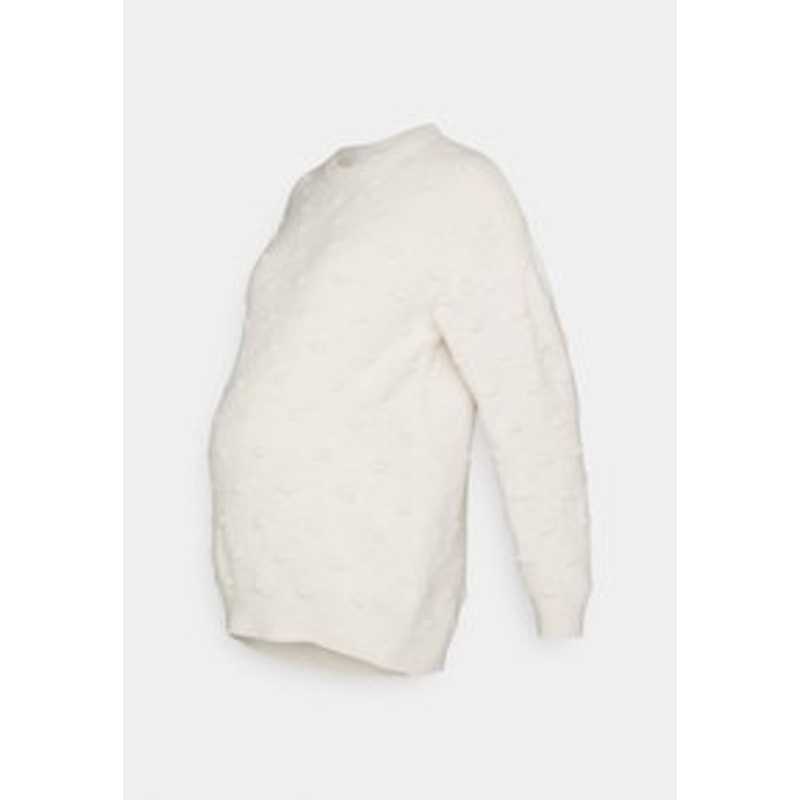 MAMALICIOUS MLROBIN  – Strickpullover – whitecap gray/offwhite