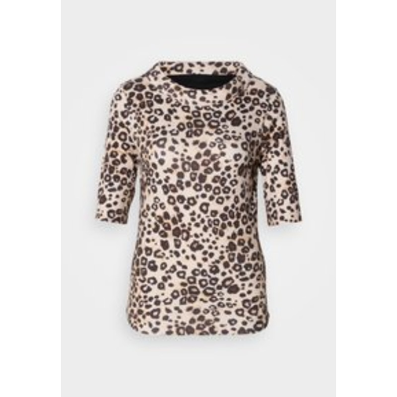 Marc Cain T-Shirt print – soft cappuccino/mehrfarbig