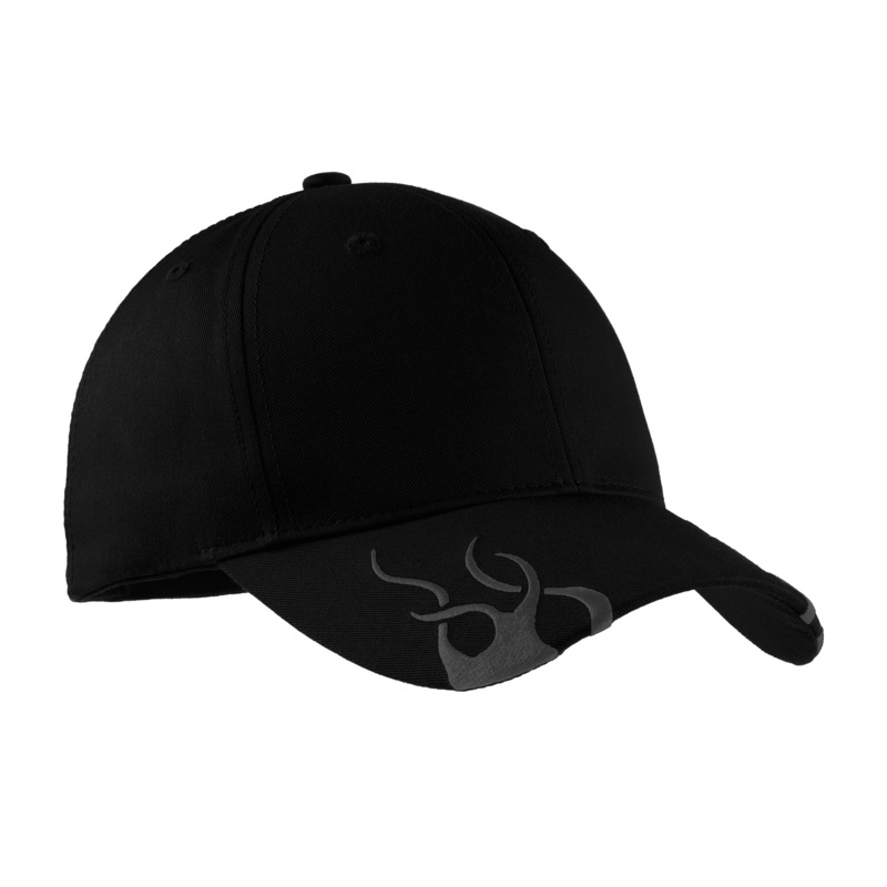 Port Authority Racing Cap with Flames. C857