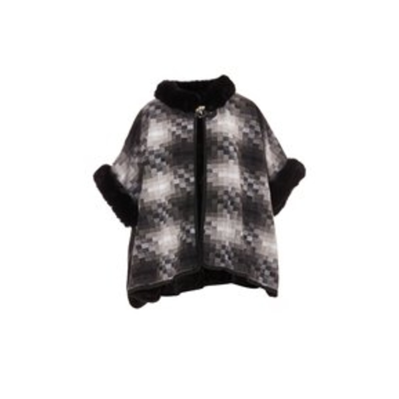 usha CO-BRANDED WITH OSHA – Cape – schwarz weiss/schwarz