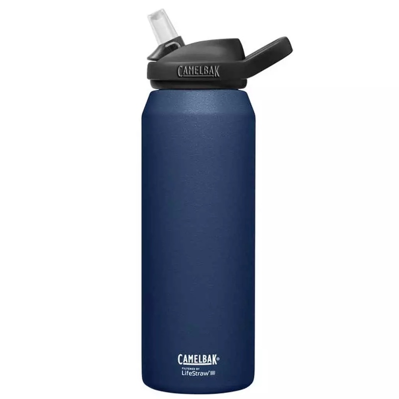 CamelBak Eddy + filtered by LifeStraw, 32oz Bottle, Vacuum Insulated Stainless Steel