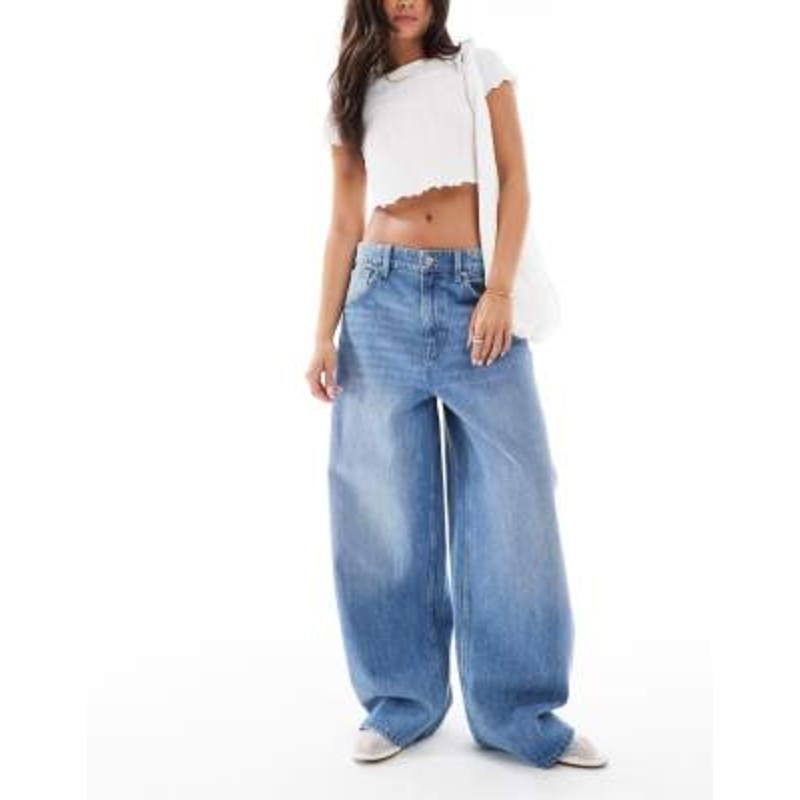 Cotton On super baggy boyfriend jeans in tidal blue