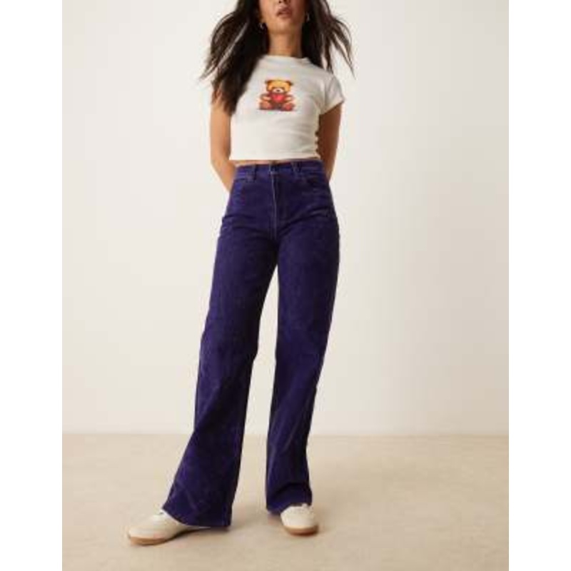Free People tinsley baggy high rise jeans in blue