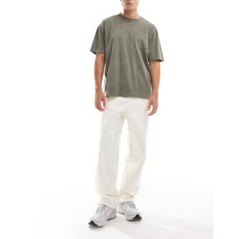 Jack & Jones Alex baggy jeans in white