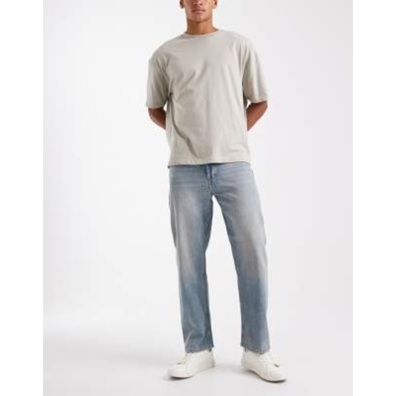 Jack & Jones Eddie baggy jeans in blue
