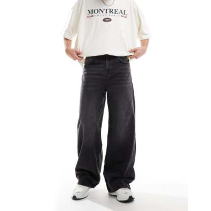 Cotton On super baggy jeans in Y2K washed black