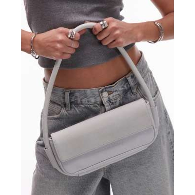 House of Sunny prima shoulder bag in sweatshirt gray