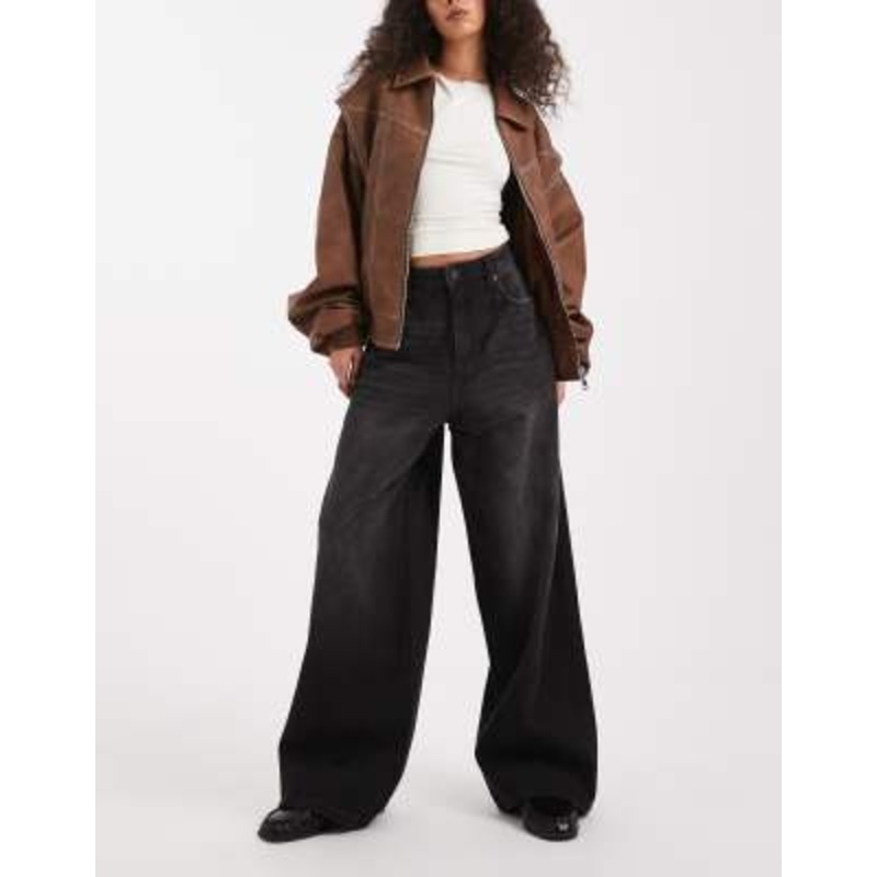 Cotton On super baggy boyfriend jeans in Y2K washed black