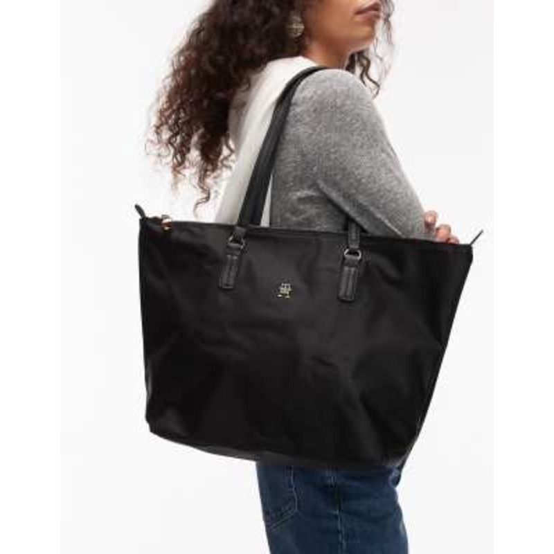 Tommy Hilfiger poppy tote bag in black