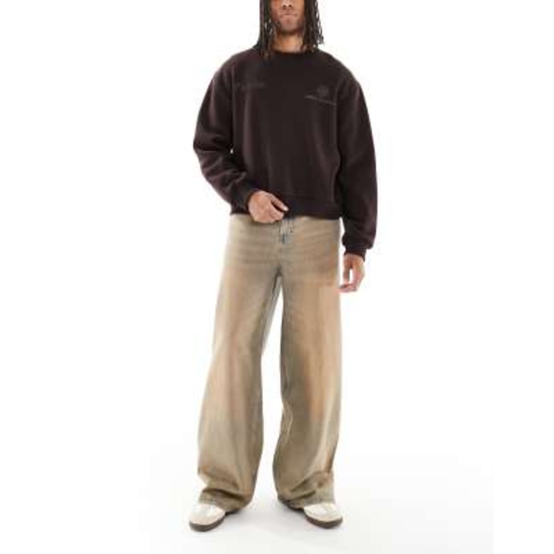 Cotton On Super baggy jeans in espresso blue