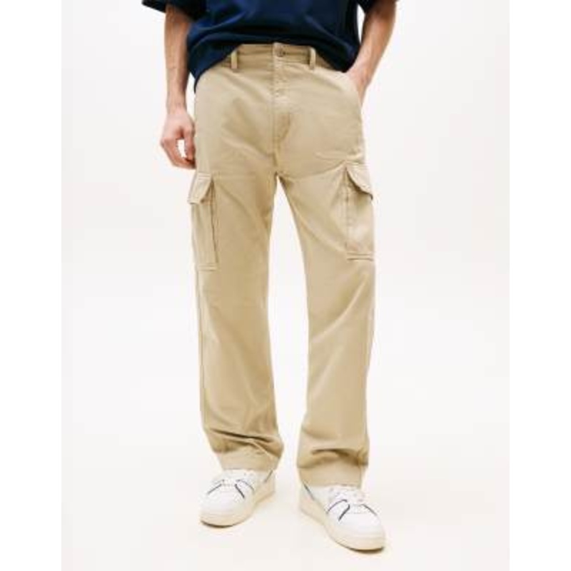 Tommy Jeans Otis baggy cargo pants in beige