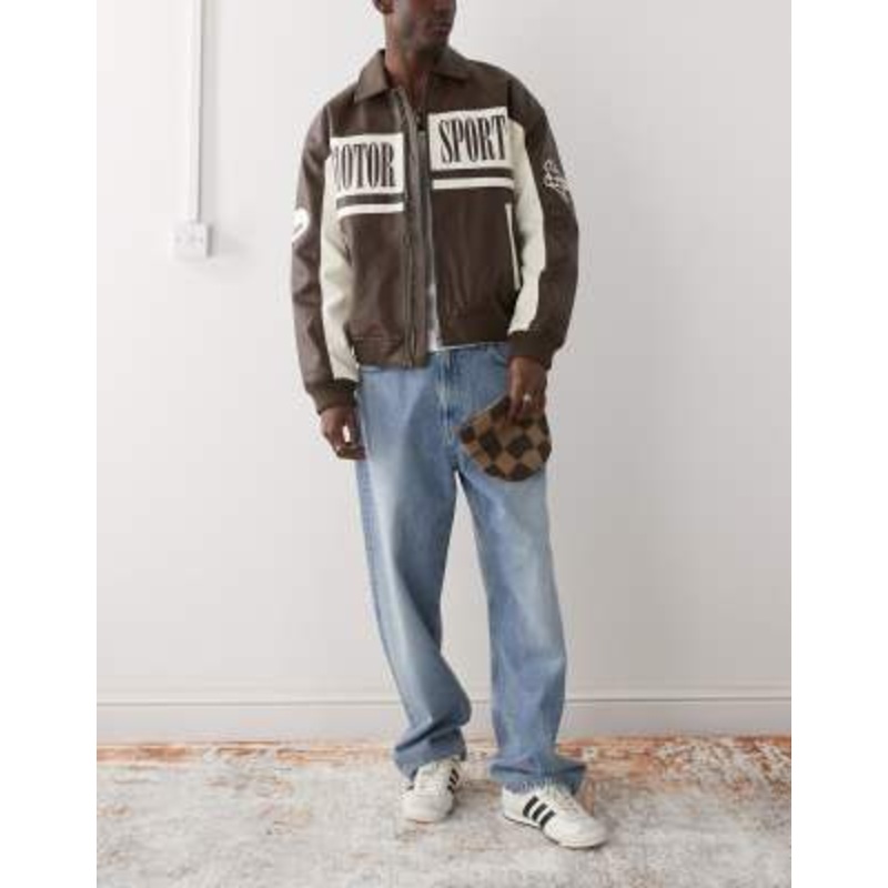 Weekday Galaxy loose fit baggy jeans in faded blue wash