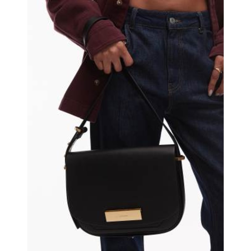 Allsaints etta satchel bag in black