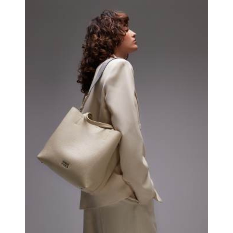 BIMBA Y LOLA large leather Chihuahua bag in asparagus