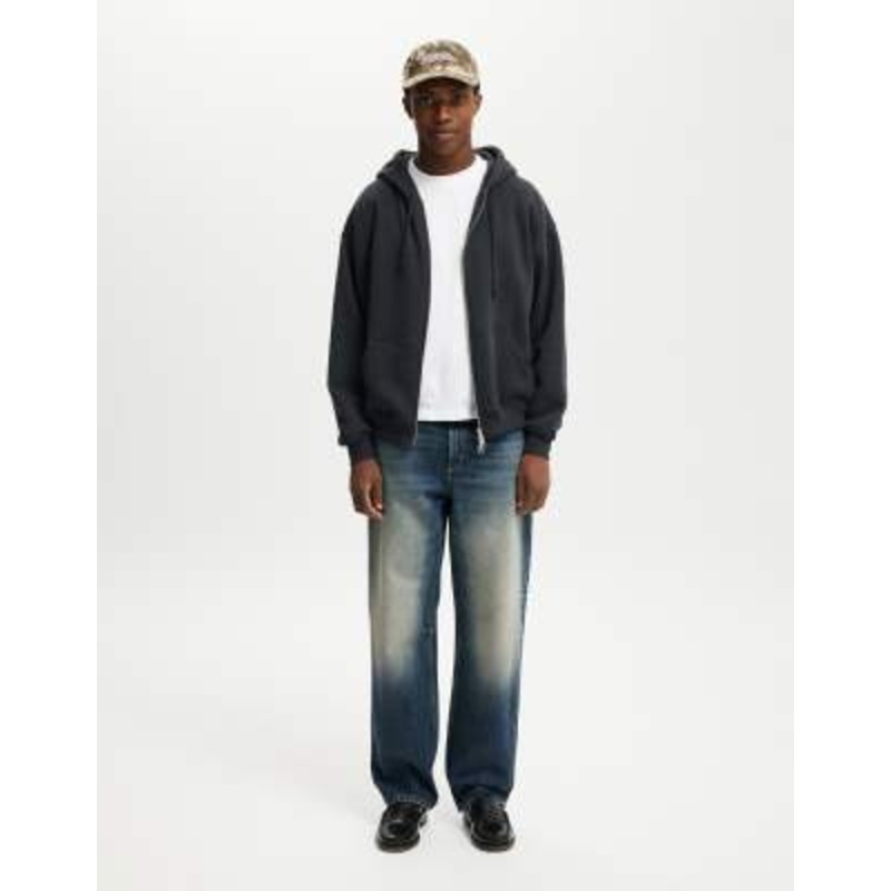 Cotton On baggy jeans in static blue