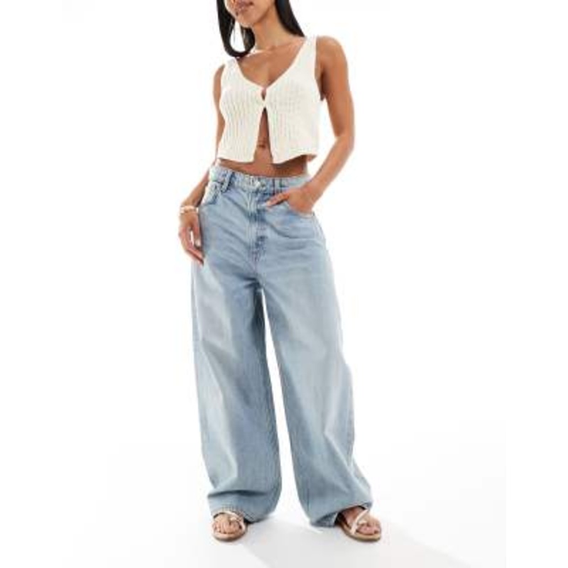 Cotton On super baggy boyfriend jeans in Olsen blue