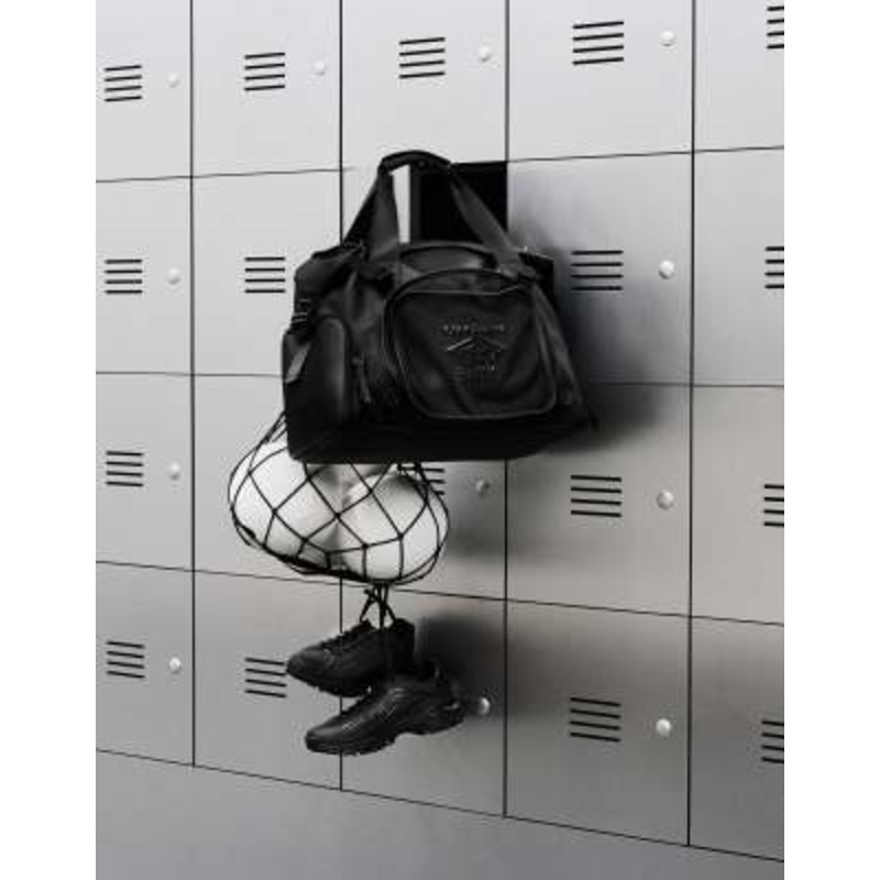 Rains X Umbro waterproof utility duffel bag in black