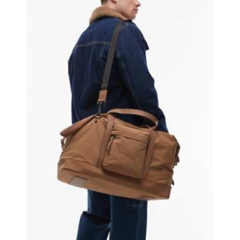 Tommy Hilfiger casual tech duffle bag in beige