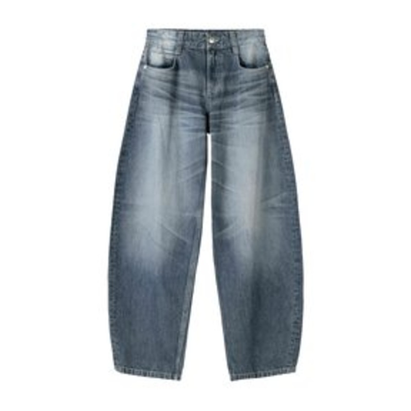 Bershka BALLOON – BAGGY – Jeans Relaxed Fit – dark blue/dunkelblau