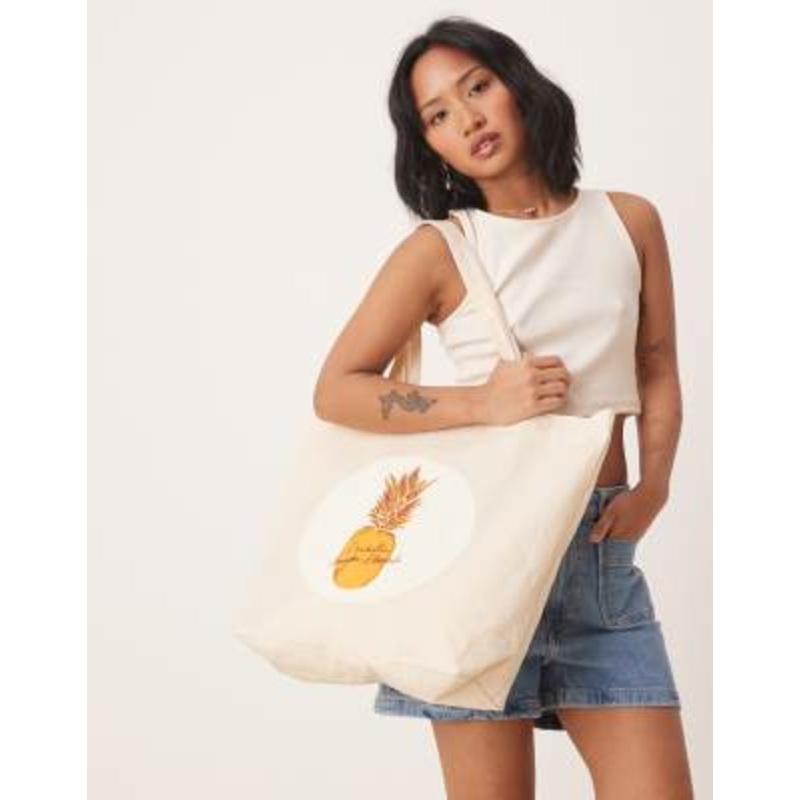 Isabelle Pennington-Edmead canvas bag in logo print