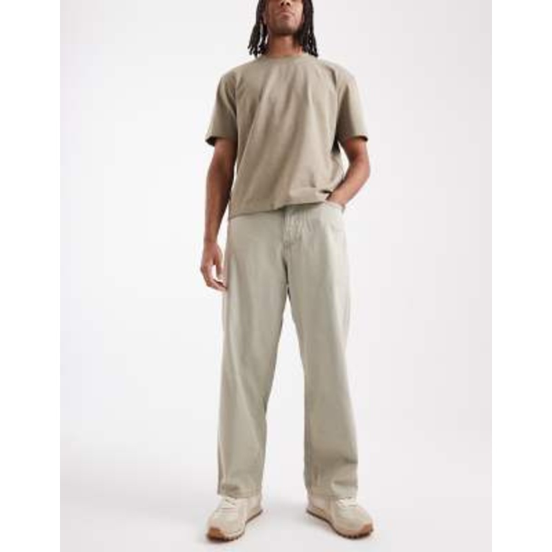 Jack & Jones Alex baggy jeans in vintage light blue wash