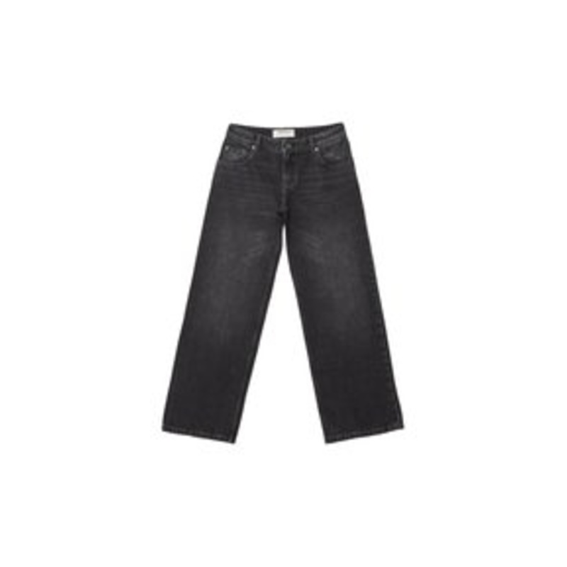 Stradivarius MID-RISE BAGGY  – Jeans Relaxed Fit – mottled light grey/grey denim