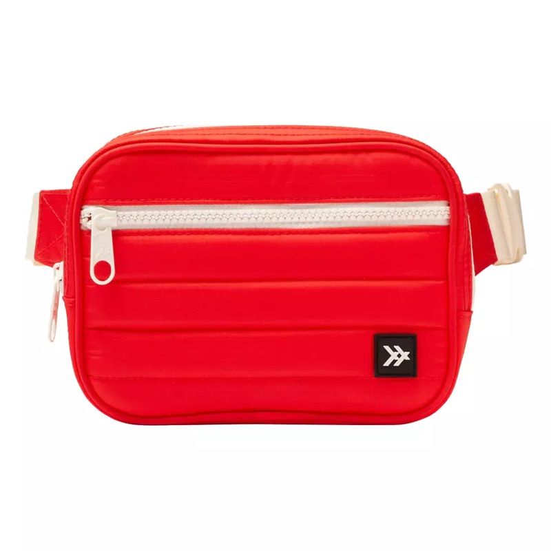 Thread Red Puffer Fanny Pack