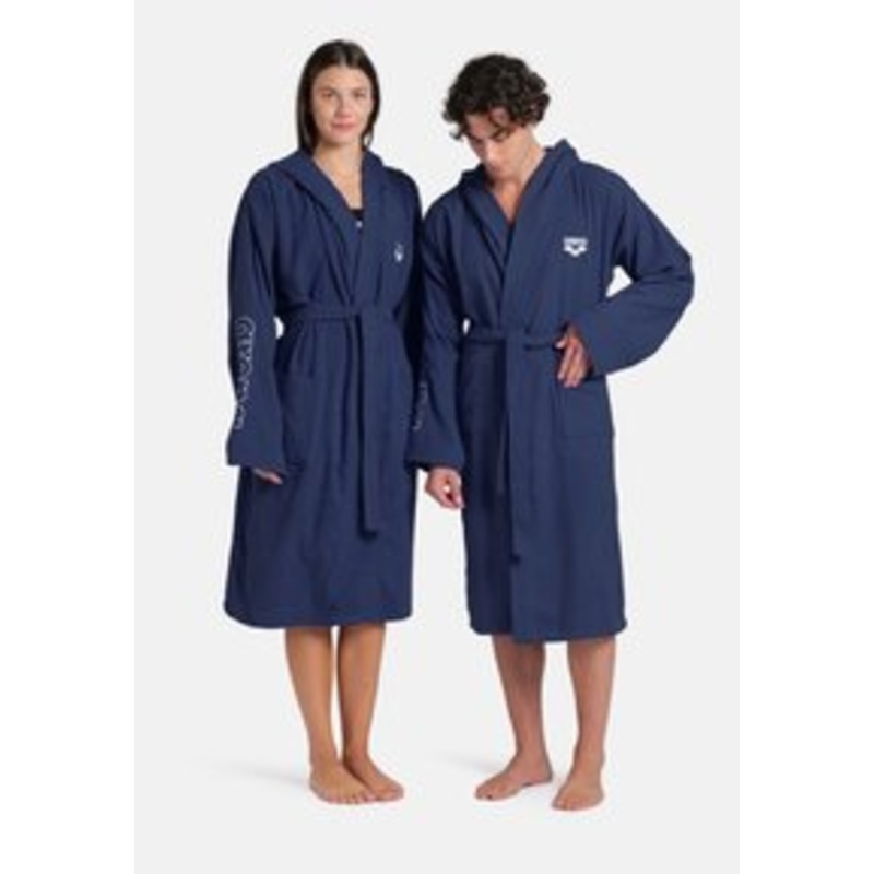 Arena ZEPPELIN LIGHT ROBE – Bademantel – navy/white/blau