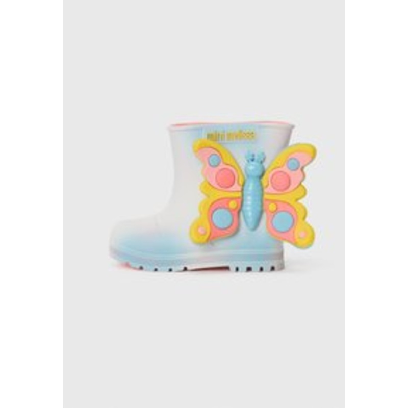 Mini Melissa WONDERLAND UNISEX – Gummistiefel – pink/blue/blau