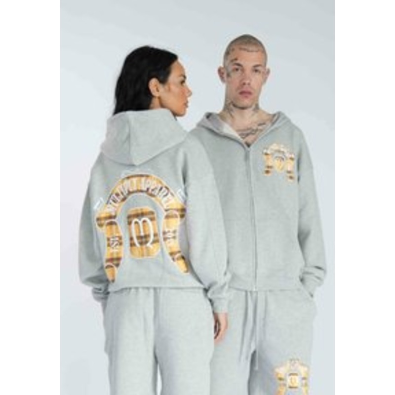 Multiply Apparel OF ARMS – Sweatjacke – grey melange/grau-meliert