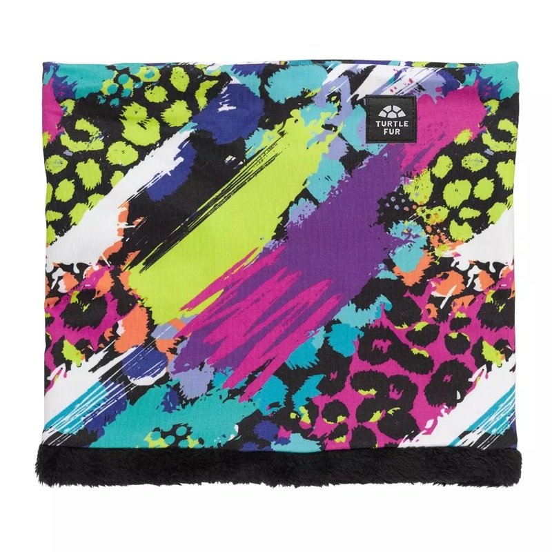 Turtle Fur Plush Lined Neck Warmer Comfort Shell