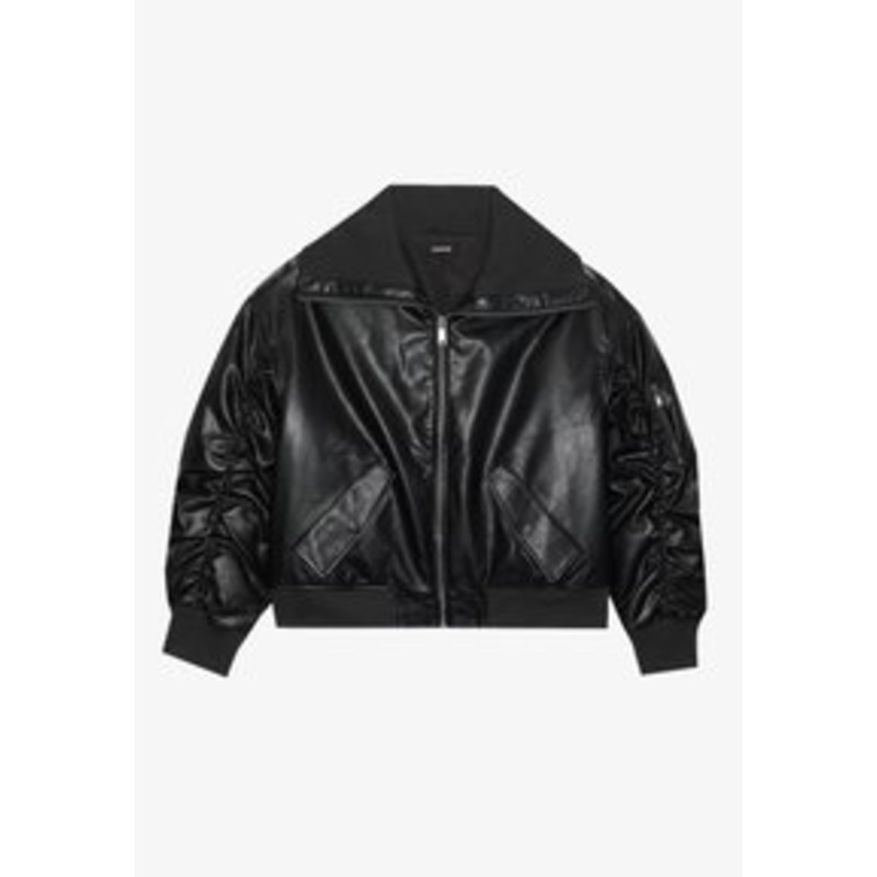 YOURTURN UNISEX – Kunstlederjacke – black/schwarz