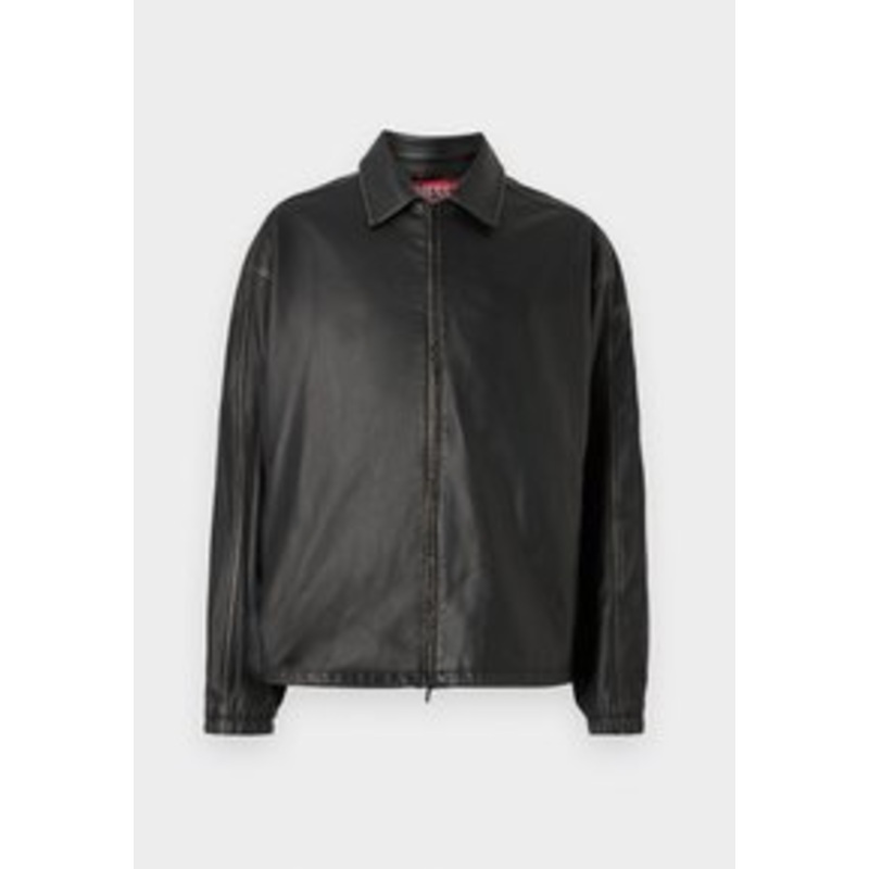 Diesel J AKE UNISEX – Kunstlederjacke – black/schwarz