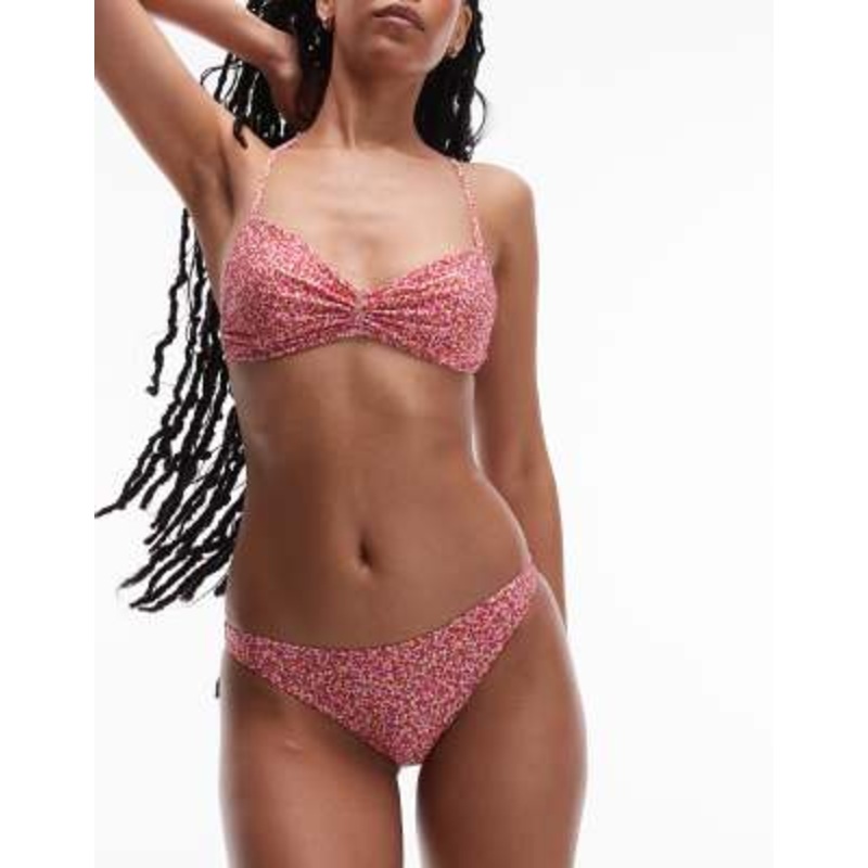 & Other Stories bikini bottom in ditsy floral print