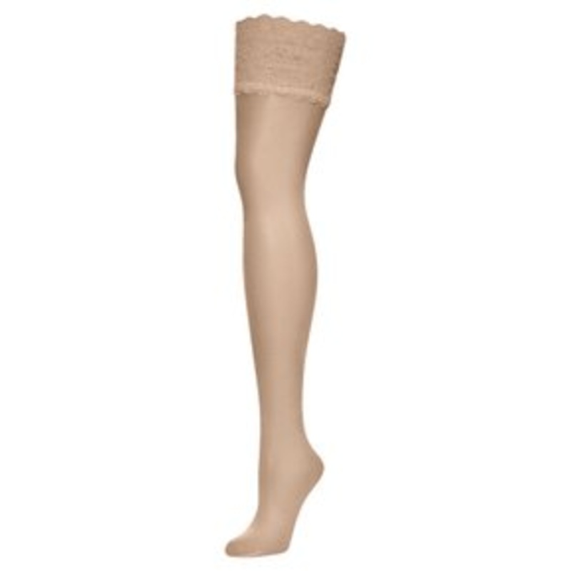 Wolford SATIN TOUCH 20 – Overkneestrmpfe – cosmetic/tan