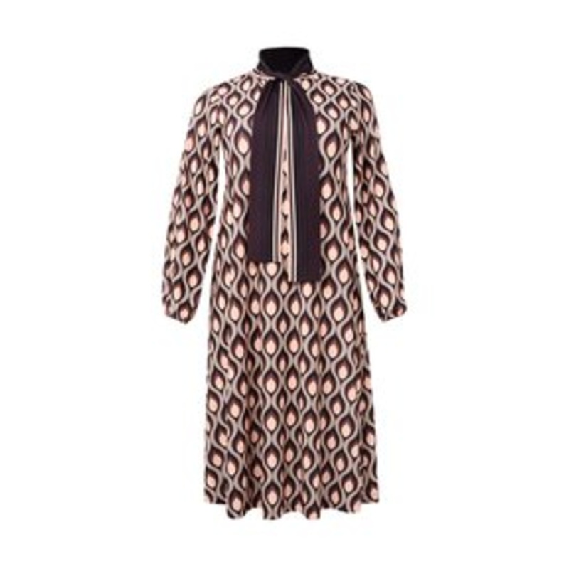 YOEK MIT DRUCK – Freizeitkleid – purple/lila