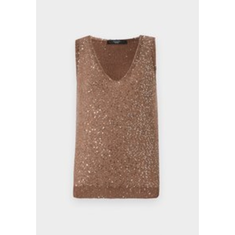 WEEKEND MaxMara ACAICI – Top – marron glace’/hellbraun