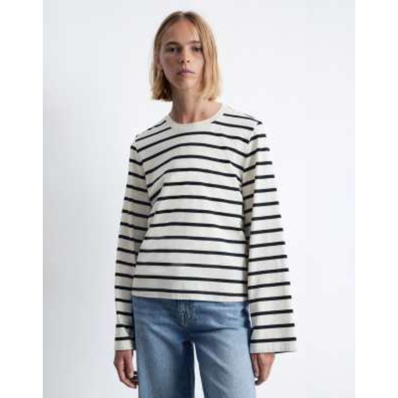& Other Stories long sleeve top in multi stripes  exclusive