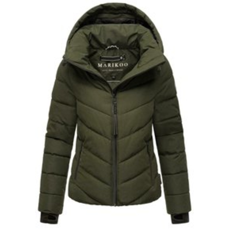 Marikoo Winterjacke – dark olive/oliv